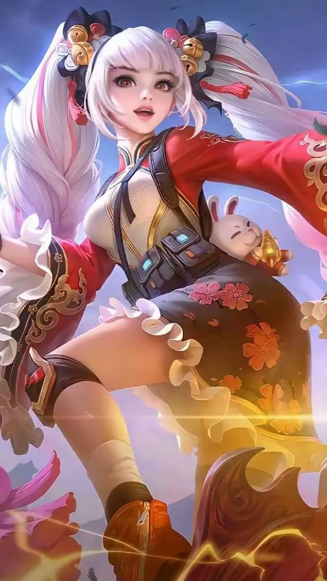 ai character: Layla in MLBB background