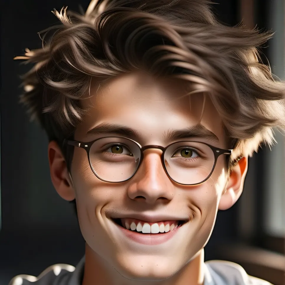 chat with ai character: teacher boy