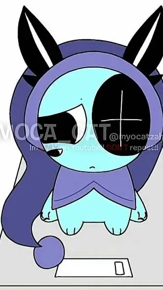 ai character: Astro Bunny:)  background