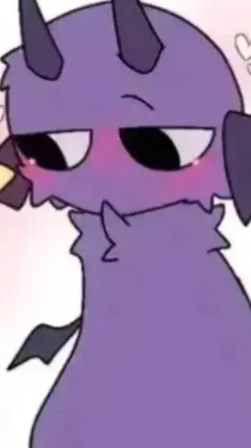 ai character: durple background