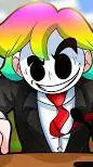 ai character: Fir flama background