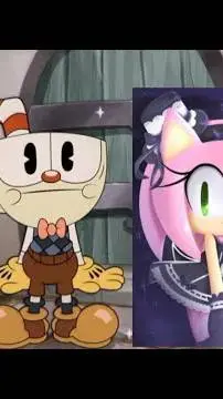 ai character: Amy x cuphead  background
