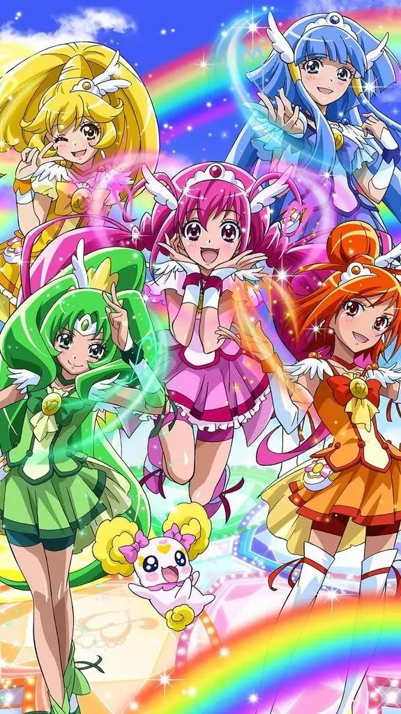 ai character: Glitter Force background