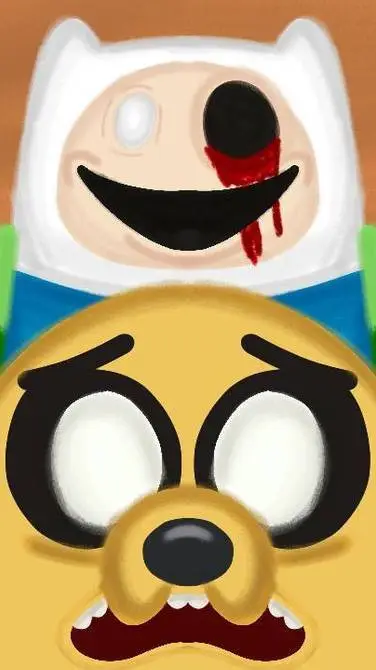 ai character: ADVENTURE TIME AU background
