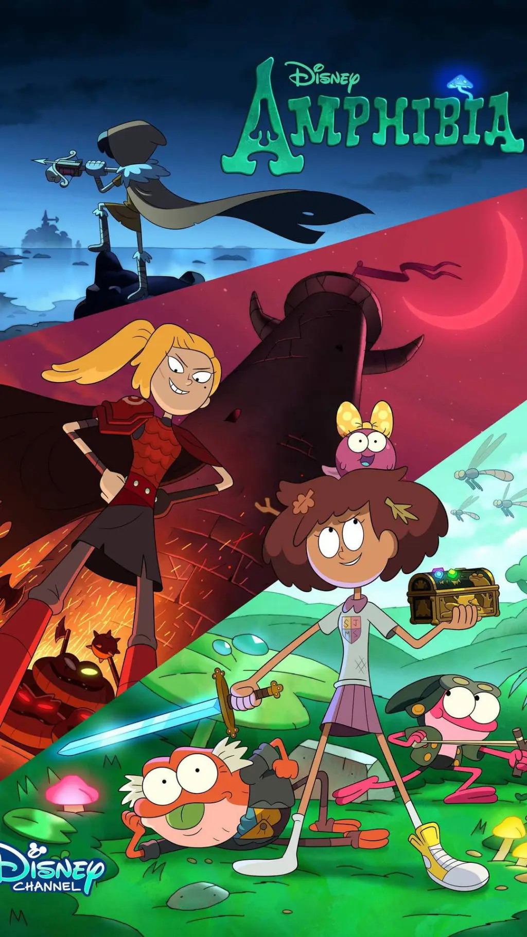 ai character: Amphibia español🇪🇦 background