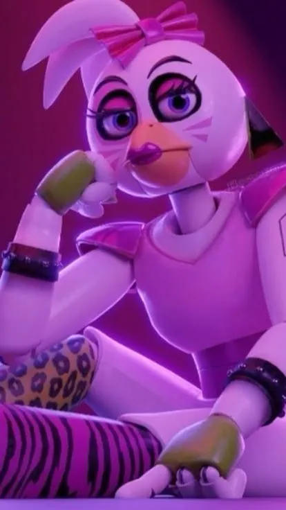 ai character: Glamrock chica background