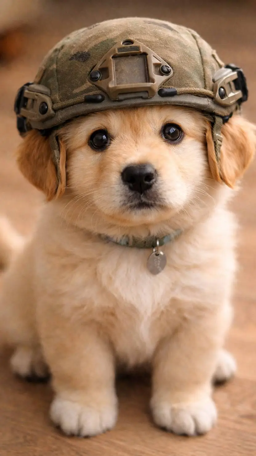 ai character: perro soldado  background