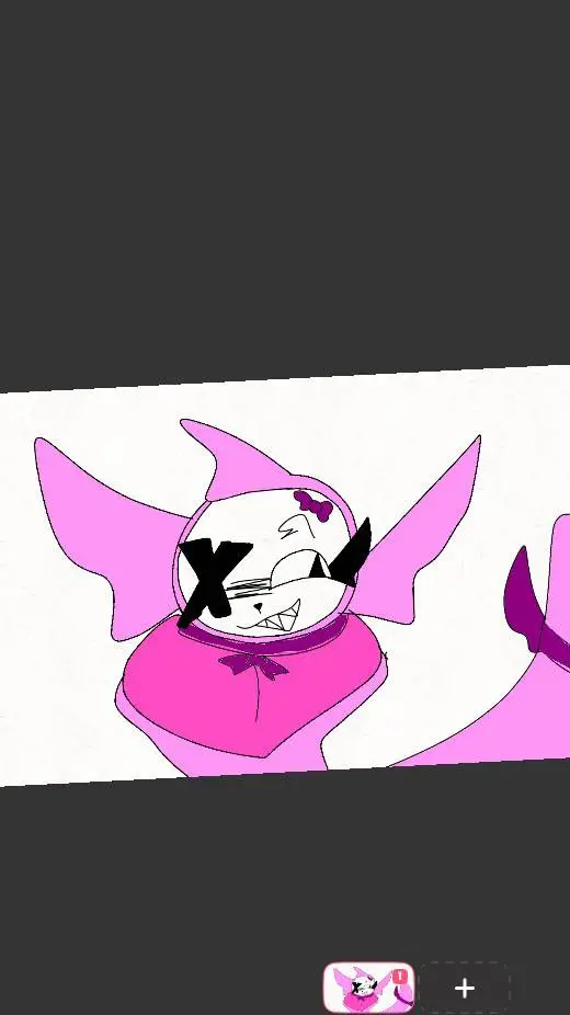ai character: pink background