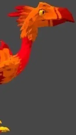 ai character: red swoopjaw background