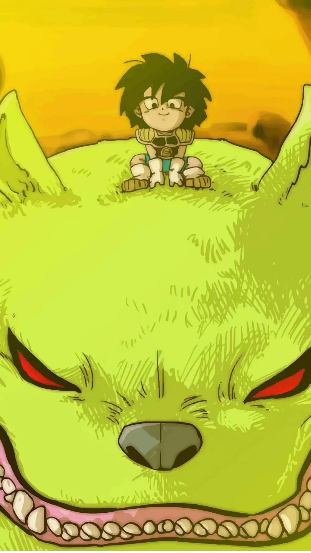 ai character: Broly  background