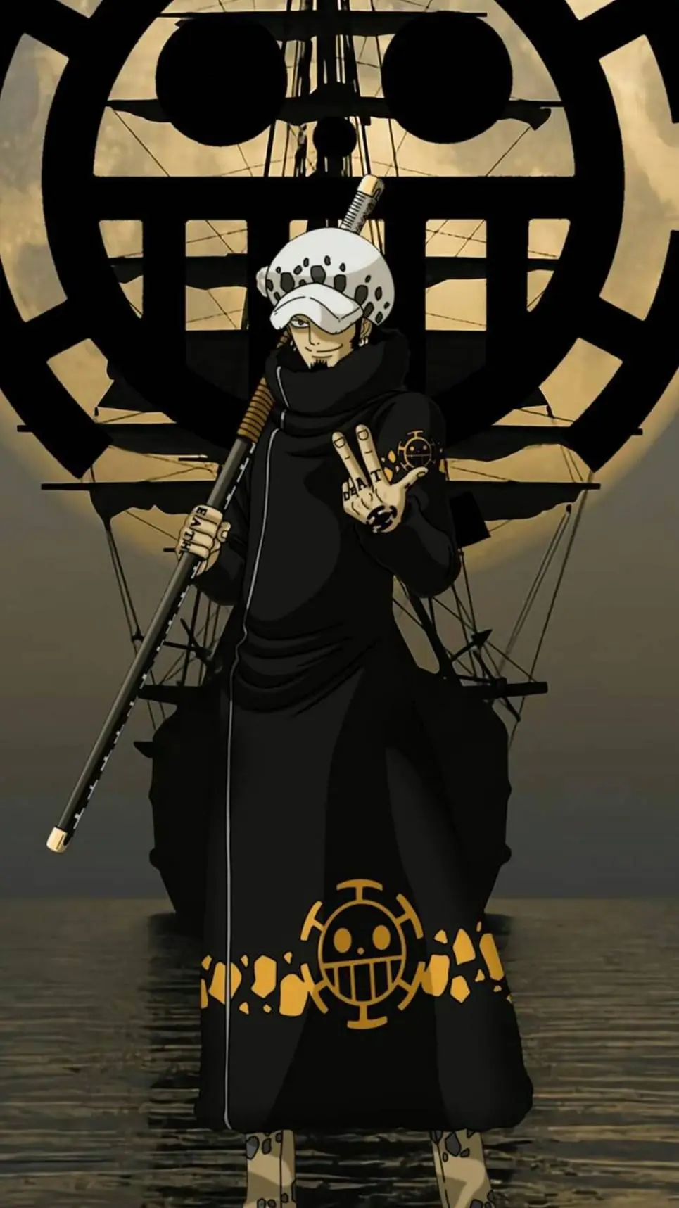 ai character: Trafalgar Law  background