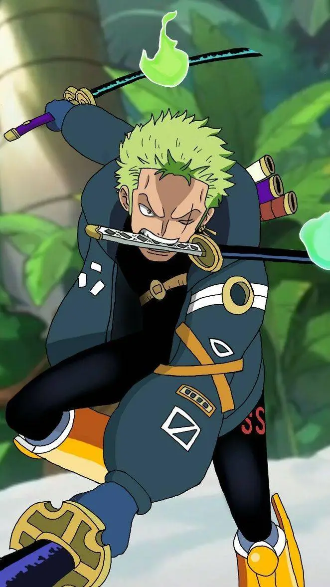 ai character: Zoro background