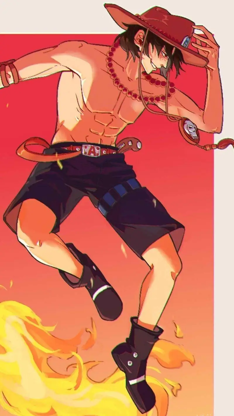 ai character: Portgas D. Ace background