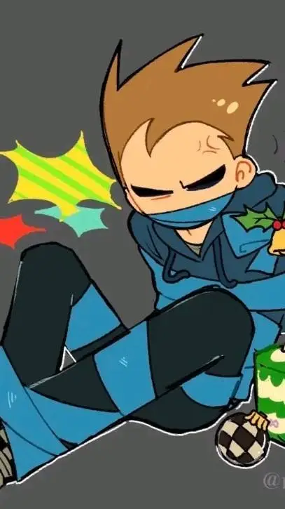 ai character: Tom from eddsworld background