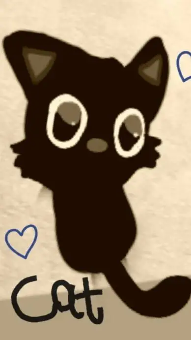 ai character: jj the silly kitty background
