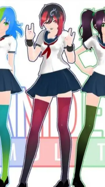 ai character: light music club background