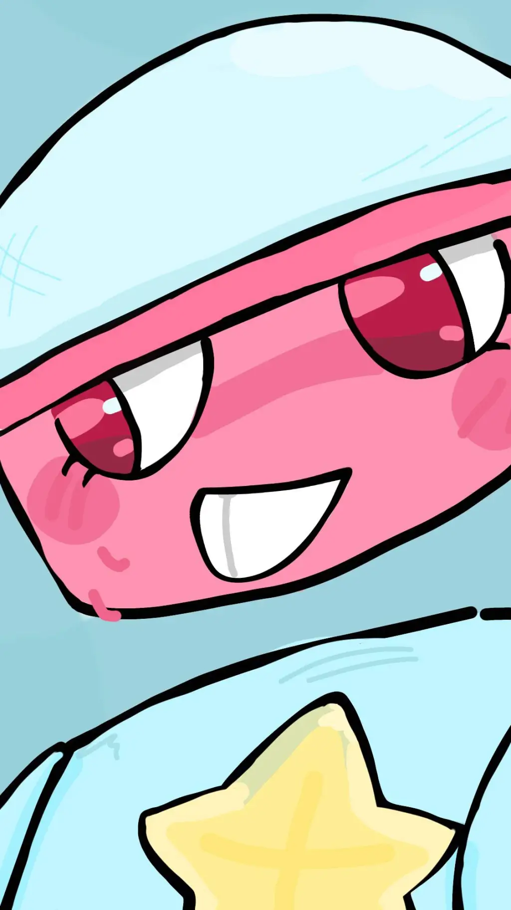 ai character: dandys world town background