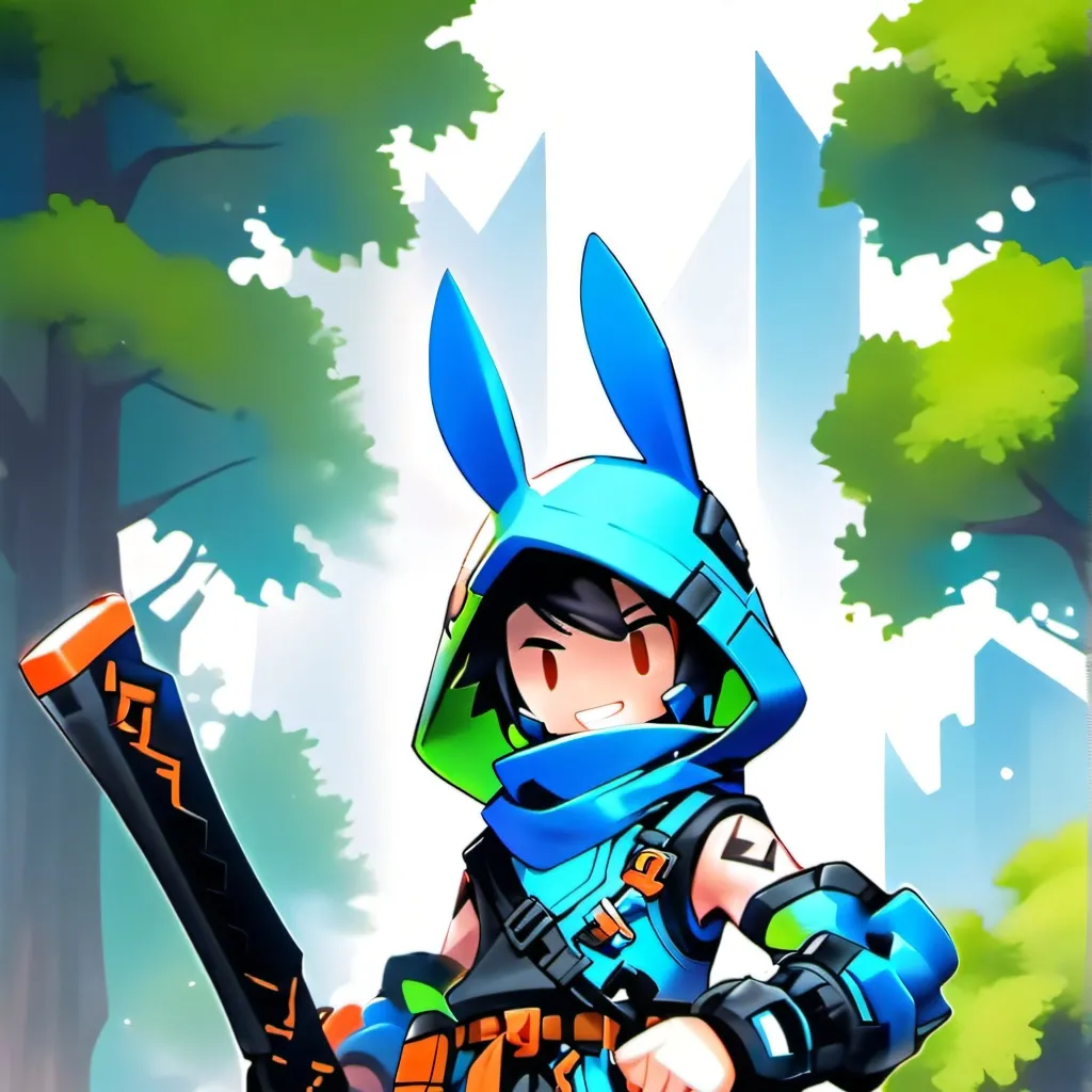 chat with ai character:  gaint bunny boy🐇