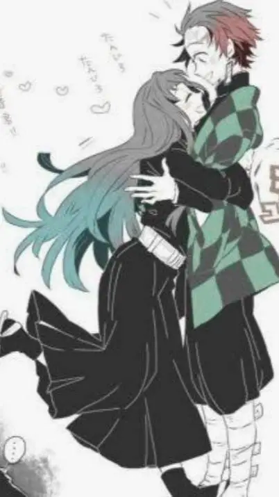 ai character: muichiro x tanjiro background