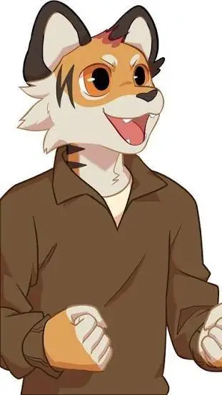 ai character: Red background