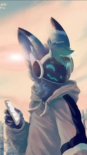 ai character: ​Cyan Spark background