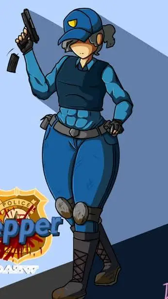 ai character: Oficial Pepper  background