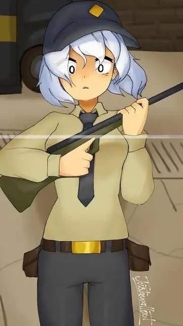 ai character: Sniper Polina  background