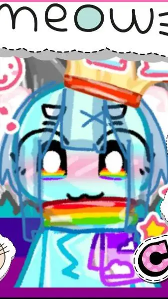 ai character: emoji cat family background