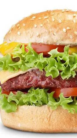 ai character: burger background