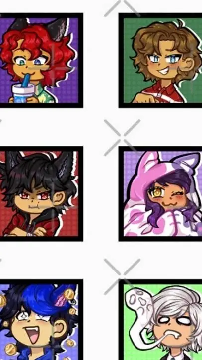 ai character: Aphmau and friends background