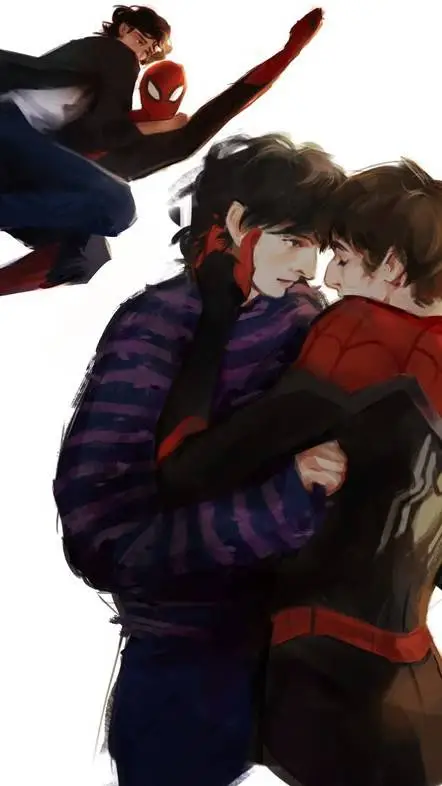 ai character: Byler spiderman🇺🇦 background