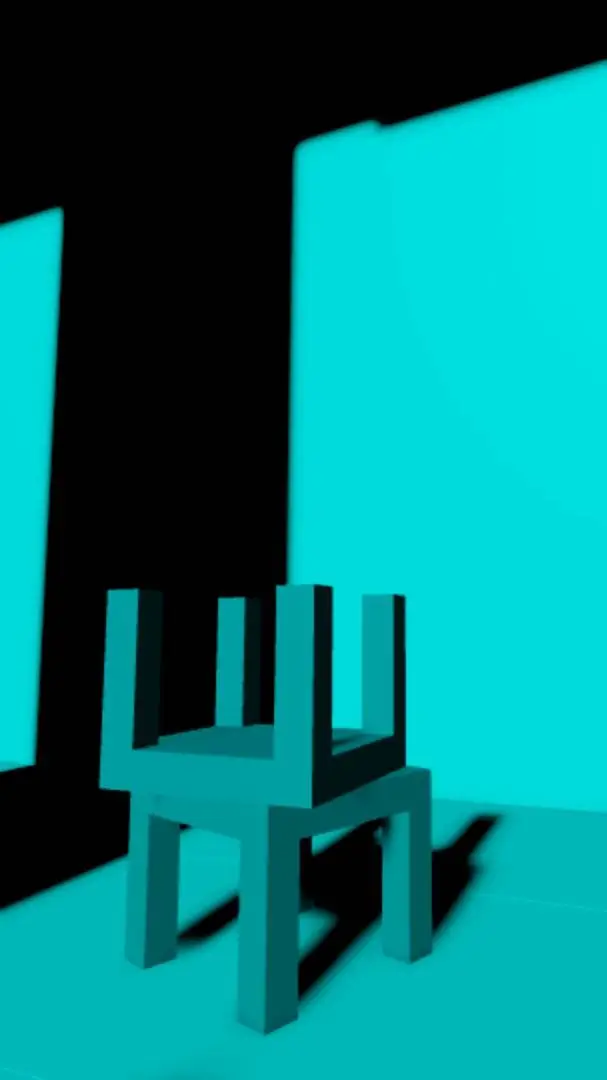 ai character: Cyan Luminescence background
