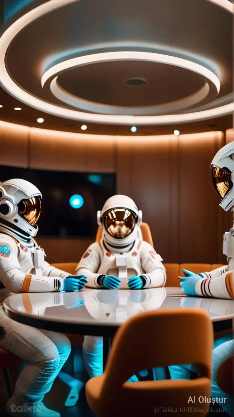 ai character: Among  us background