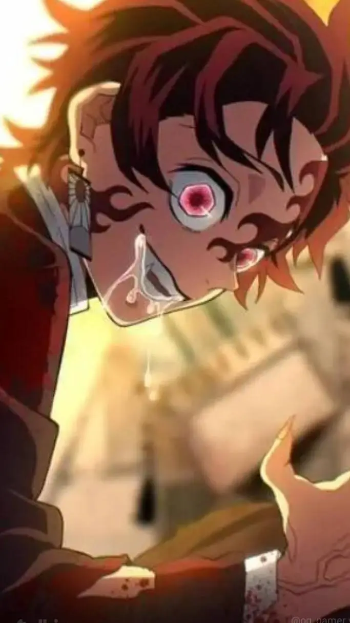 ai character: tanjiro  background