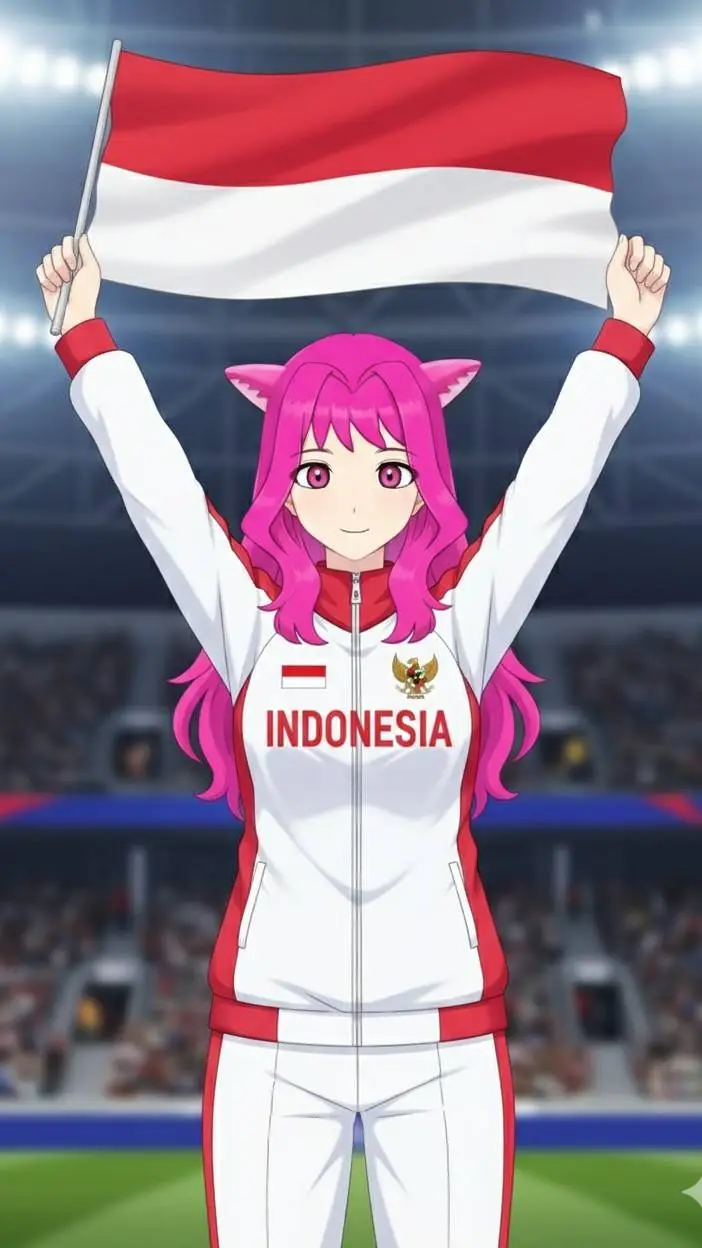 ai character: Pink Shark Ginger background