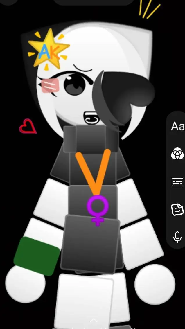 ai character: Nivan the emojicat background