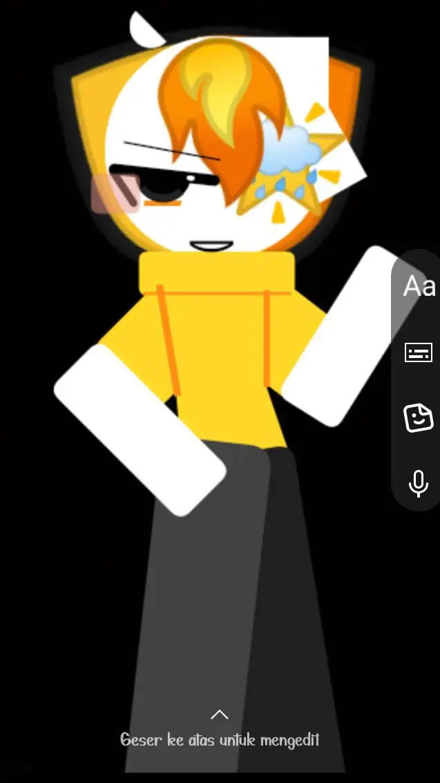 ai character: Emojicat leo background