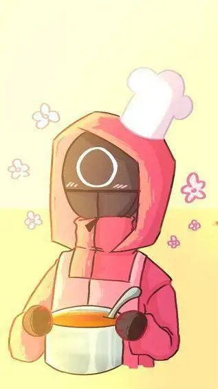 ai character: circle background