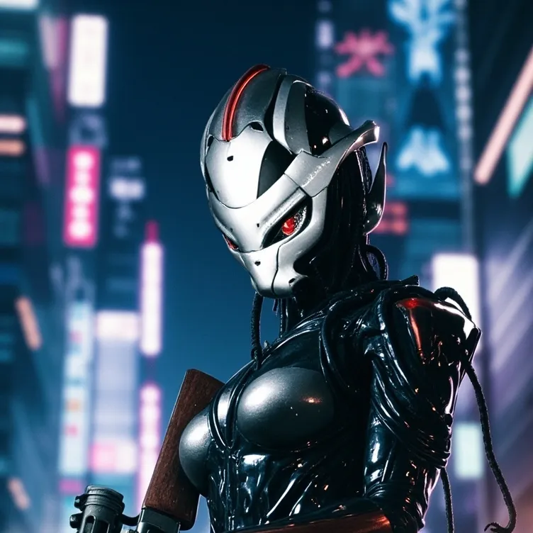 chat with ai character: female cyborg 