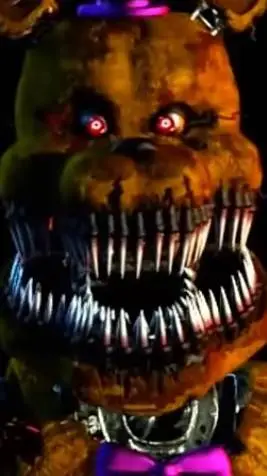 ai character: Nightmare Fredbear background