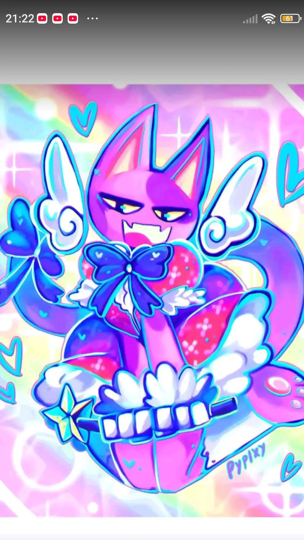 ai character: purrpol  background