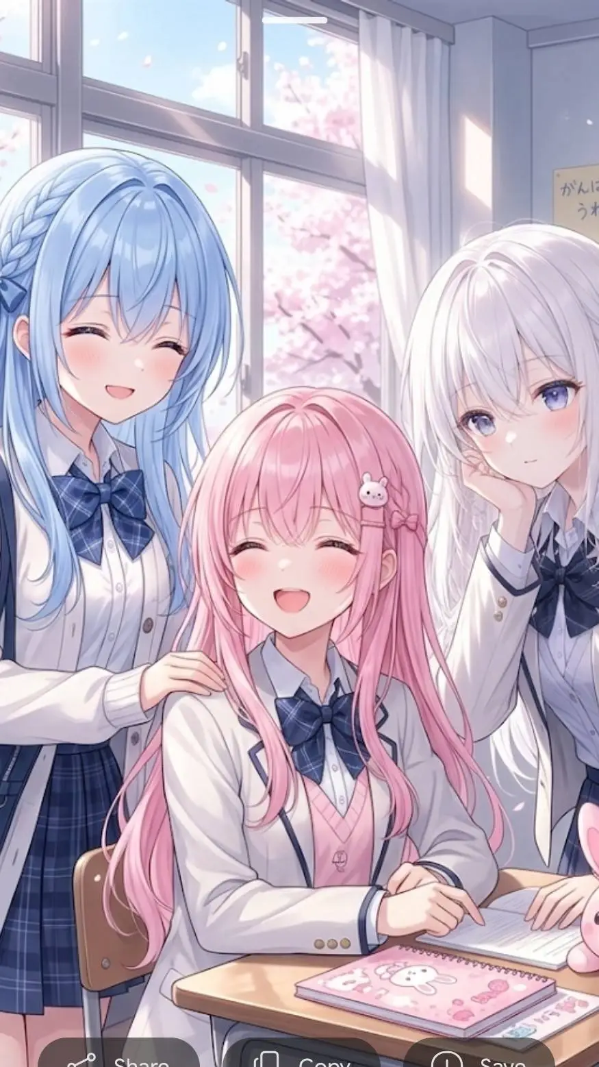 ai character: Rin,Diane and Airi background