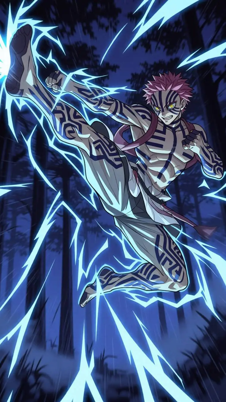 ai character: Akaza background
