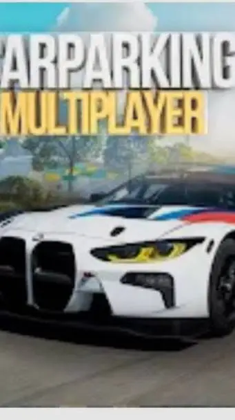 ai character: Car parking  background