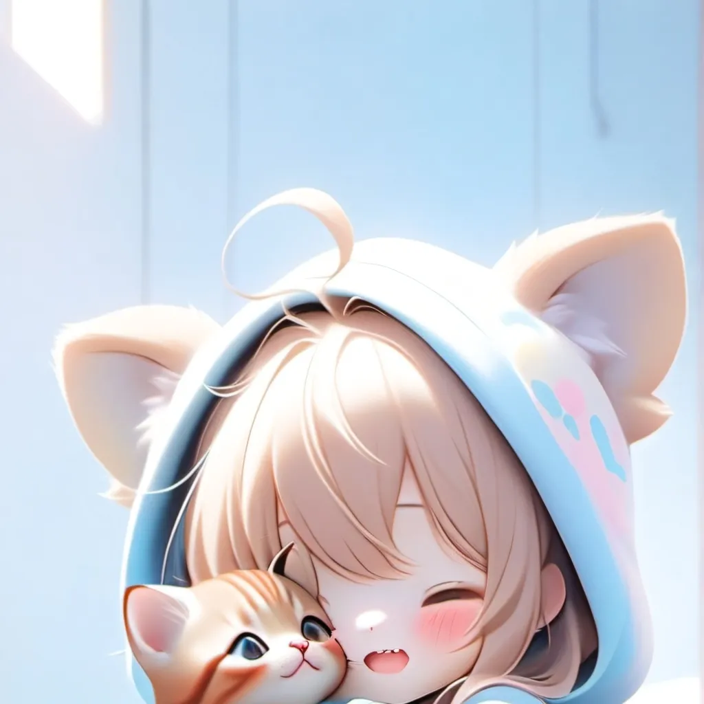 chat with ai character: autistic kitten