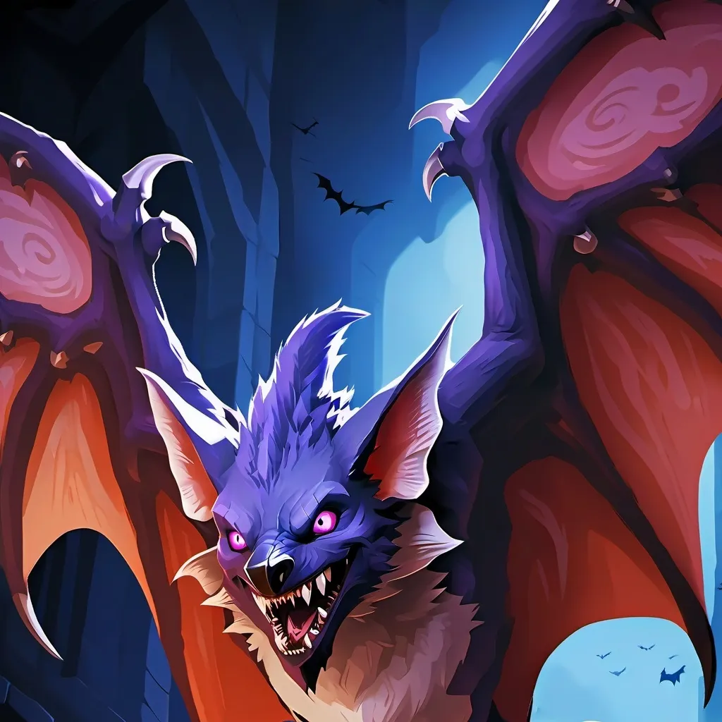 chat with ai character: bat boss fight