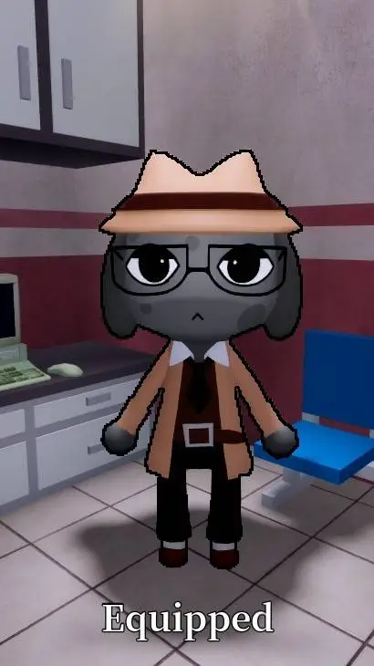 ai character: Detective Secretar background