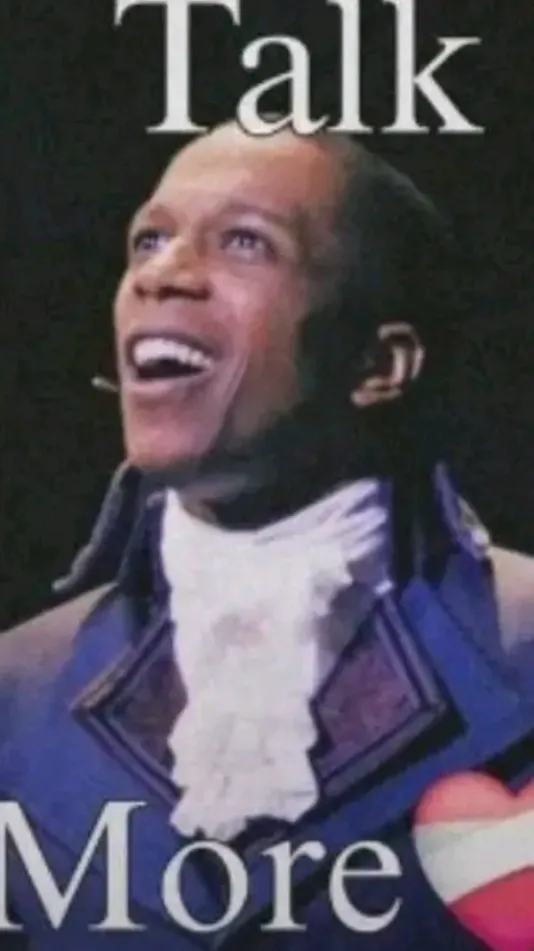 ai character: Hamilton X heather background