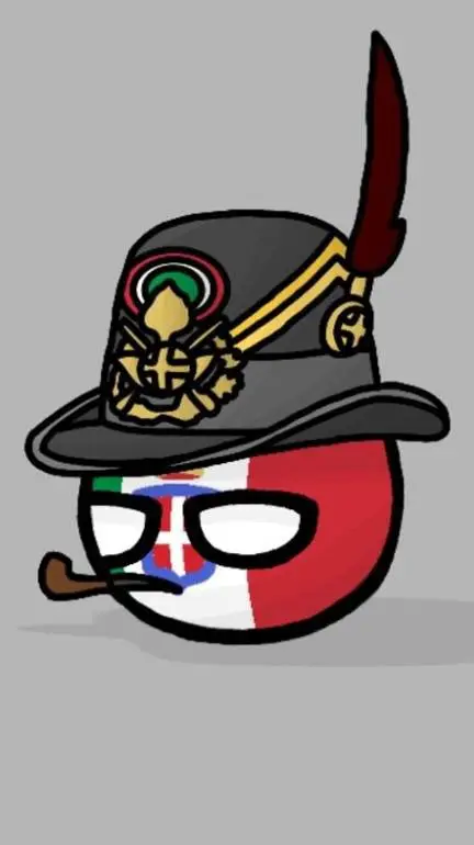 ai character: CountryBall F.I.🇮🇹 background