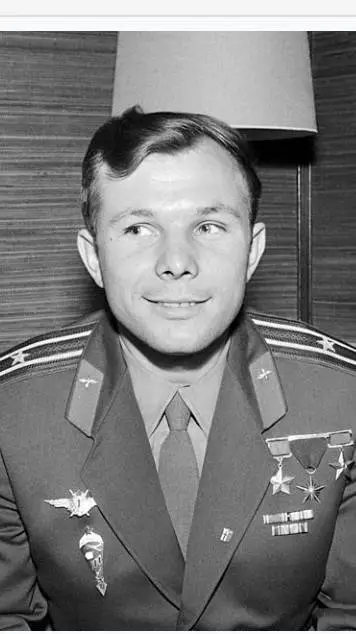 ai character: YURI GAGARIN  background